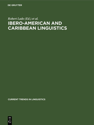cover image of Ibero-American and Caribbean Linguistics